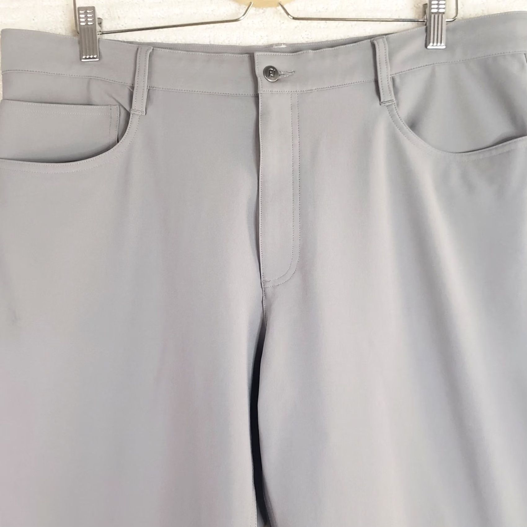 Footjoy FootJoy FJ Men's Athletic Fit Performance Stretch Golf Pants Gray Size 38 x 30 Size US 38 / EU 54 - 3 Thumbnail