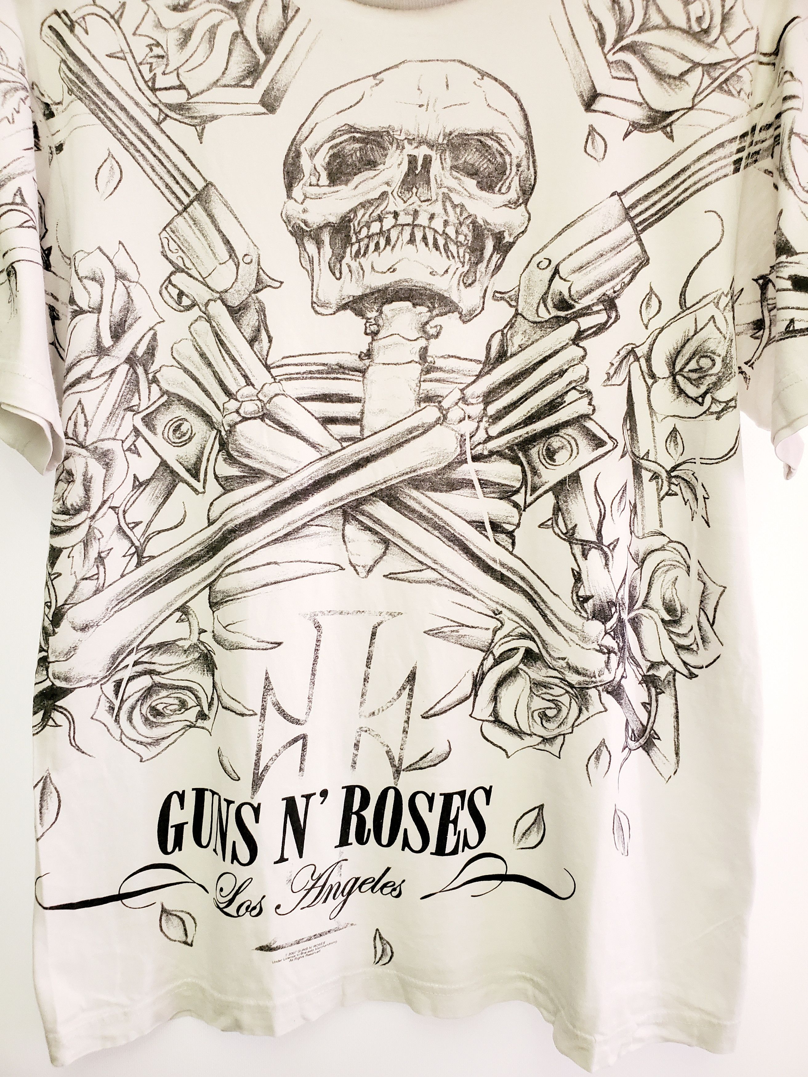 Guns N' Roses × Vintage VINTAGE Y2K BAND TEE GUNS N ROSES SKULLS DEAD FACE M Size US M / EU 48-50 / 2 - 2 Thumbnail
