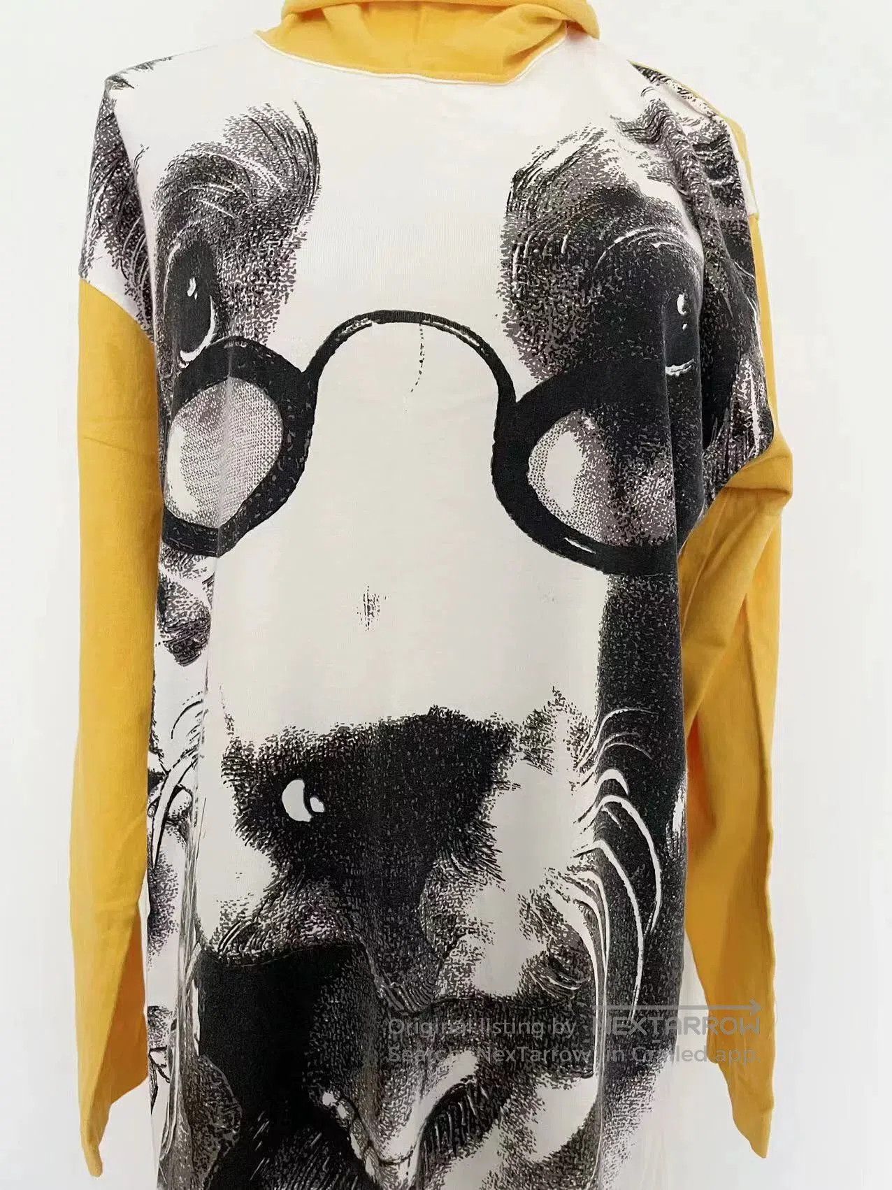 Kansai Yamamoto KANSAI YAMAMOTO Dog Print Turtleneck Sweatshirt. Size US M / EU 48-50 / 2 - 2 Thumbnail