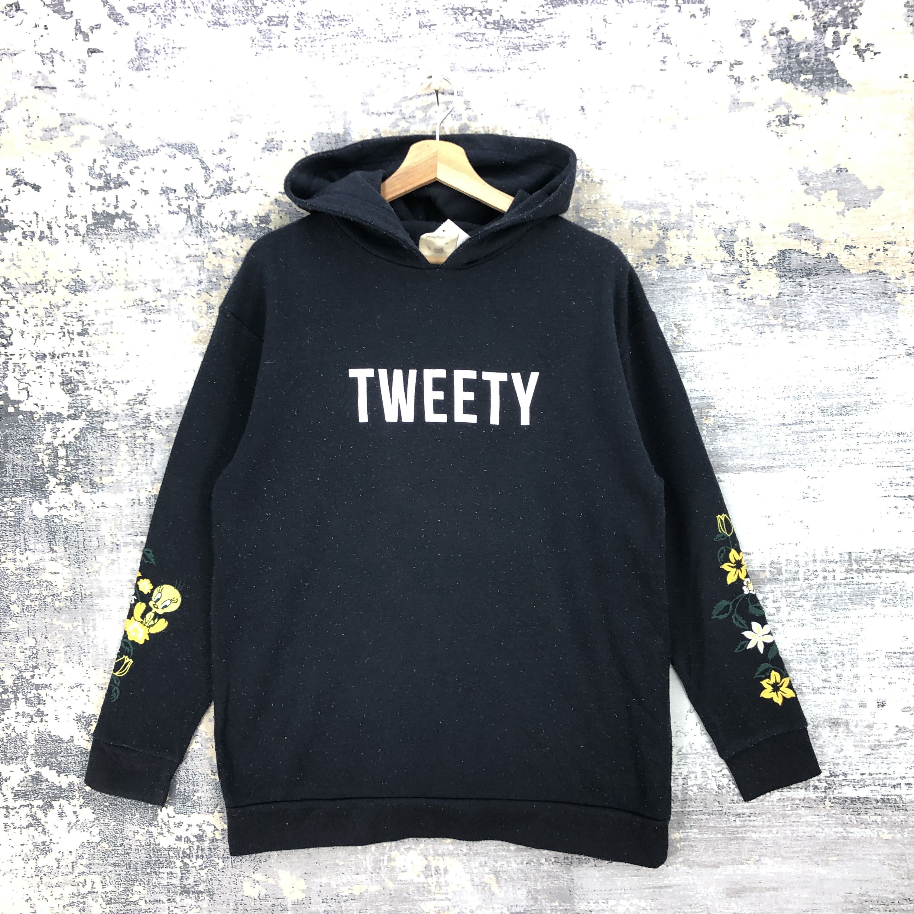 Cartoon Network Y2K Looney Tunes Sweater Hoodie Tweety Sweatshirt Hooded Size US L / EU 52-54 / 3 - 1 Thumbnail