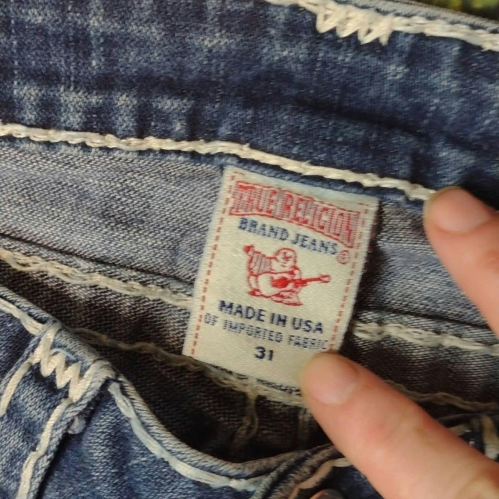 True Religion True religion Julie super t jeans size 31 Size 32" / US 10 / IT 46 - 2 Thumbnail