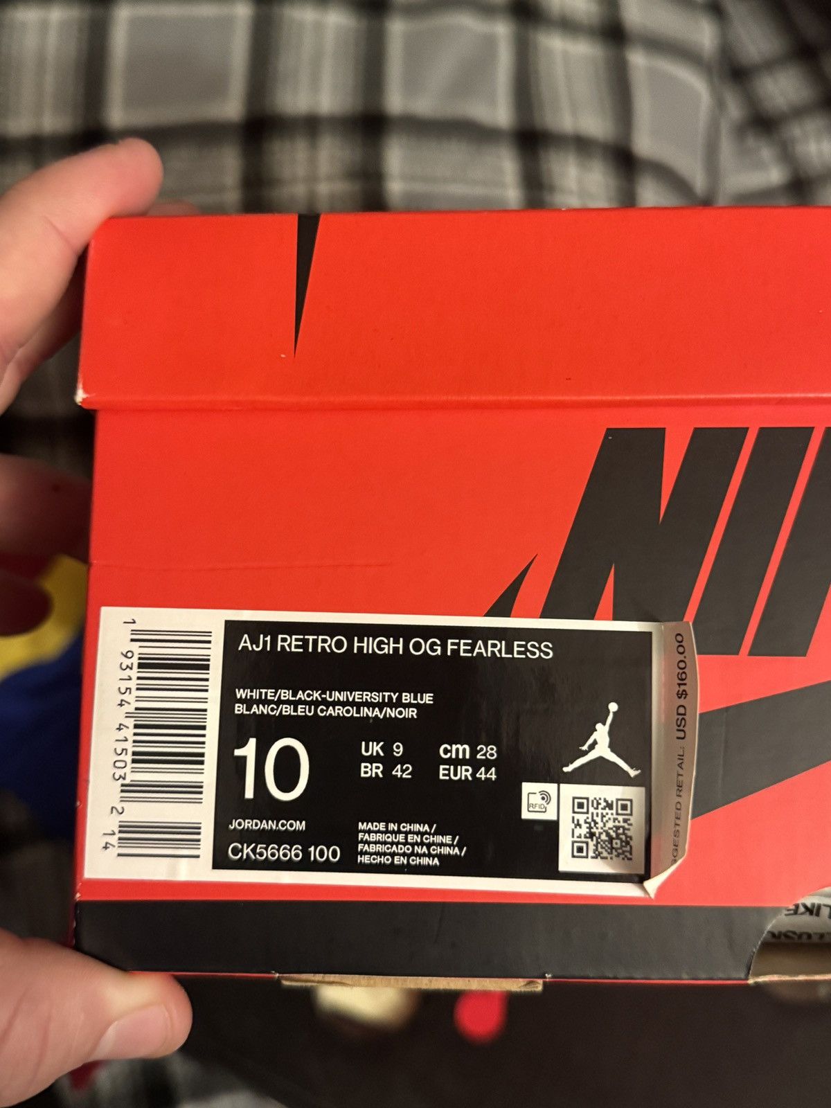 Jordan Brand Air Jordan 1 retro high OG “fearless” Size US 10 / EU 43 - 6 Thumbnail