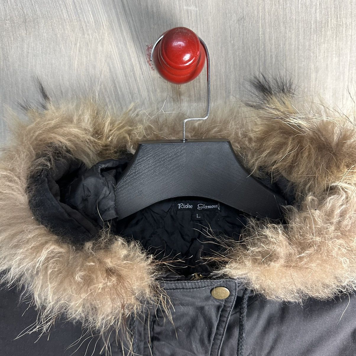 If Six Was Nine × Japanese Brand × Le Grande Bleu (L.G.B.) Riche Glamour lgb style Fur Hoodie Bomber Jacket Size US M / EU 48-50 / 2 - 7 Thumbnail