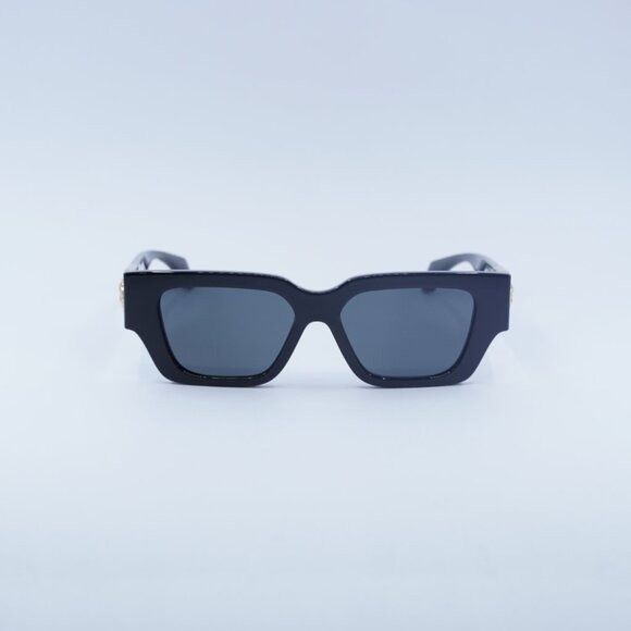 Versace Versace VE4497U GB1/87 Sunglasses Black Square Frame Size ONE SIZE - 2 Thumbnail