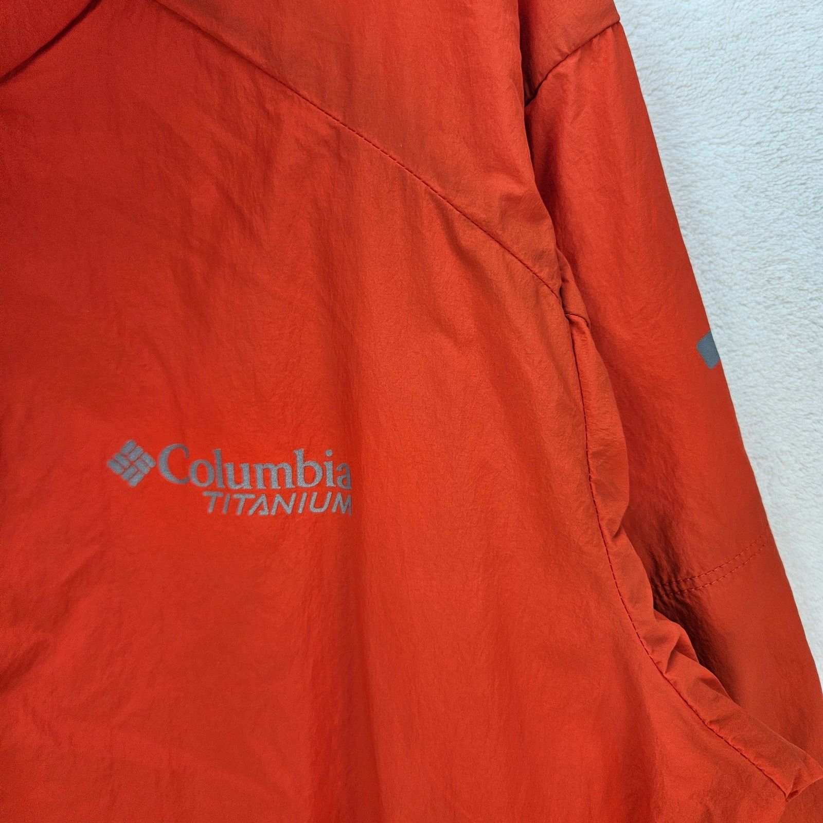 Columbia COLUMBIA WOMEN'S M WINDBREAKER JACKET LOOP TRAIL ORANGE WO94 Size M / US 6-8 / IT 42-44 - 3 Thumbnail
