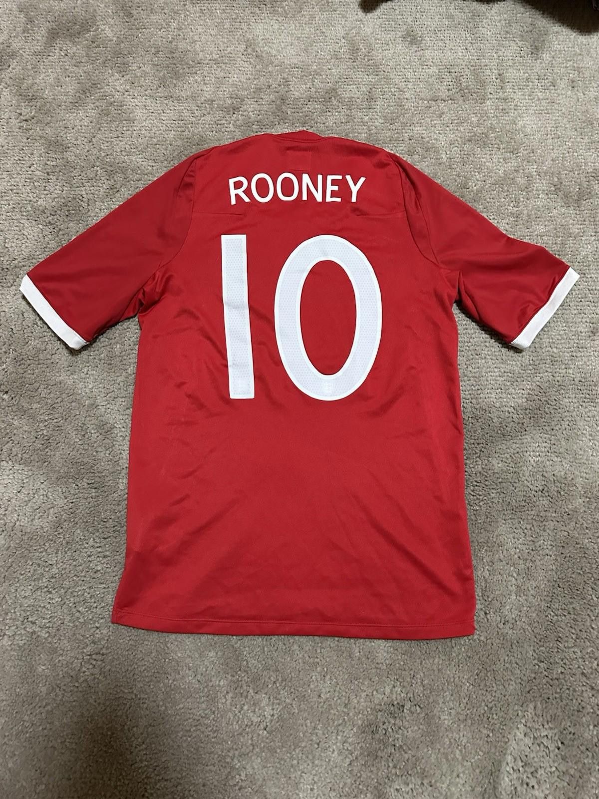 Umbro Rooney #10 England 2010-2012 Football Jersey Away Shirt 36 Size ONE SIZE - 6 Thumbnail