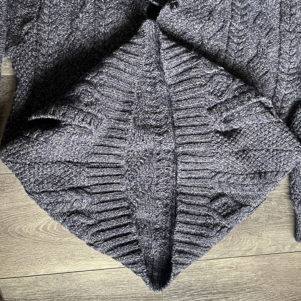 Aran Crafts Vintage Aran Crafts Cable Knit Shawl Collar Wool Sweater Size US L / EU 52-54 / 3 - 9 Thumbnail
