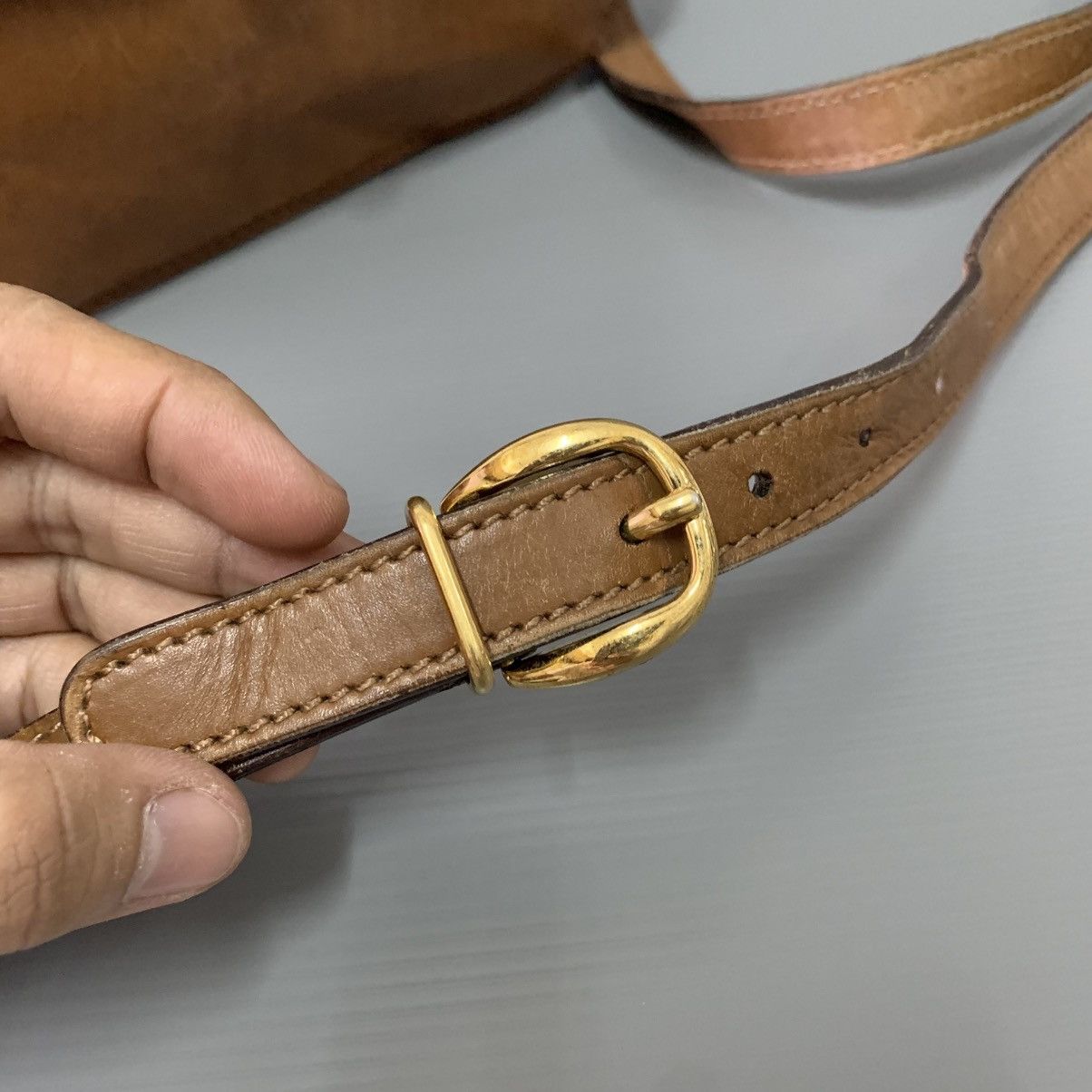 Gucci Gucci Bamboo Leather Vintage Slingbag Size ONE SIZE - 7 Thumbnail