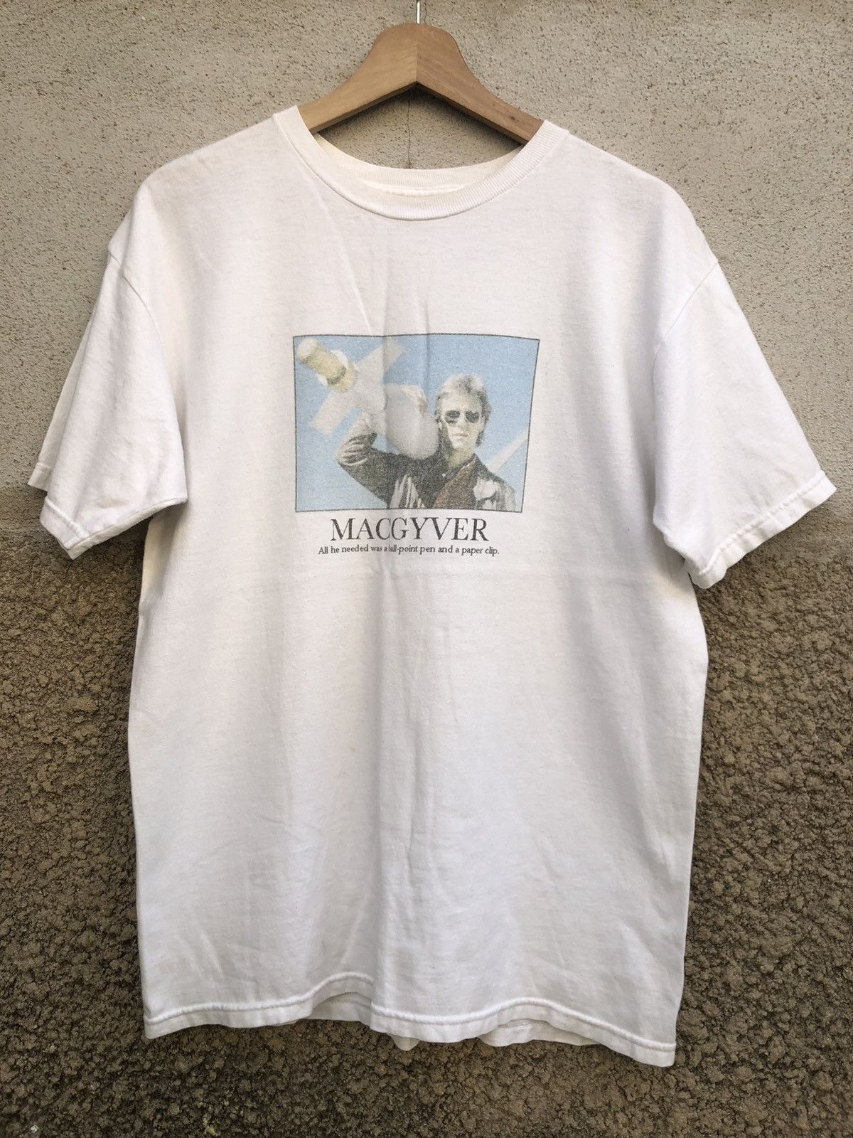 Vintage Rare‼️ Vintage Macgyver Movie Promo Tee Size US M / EU 48-50 / 2 - 1 Thumbnail