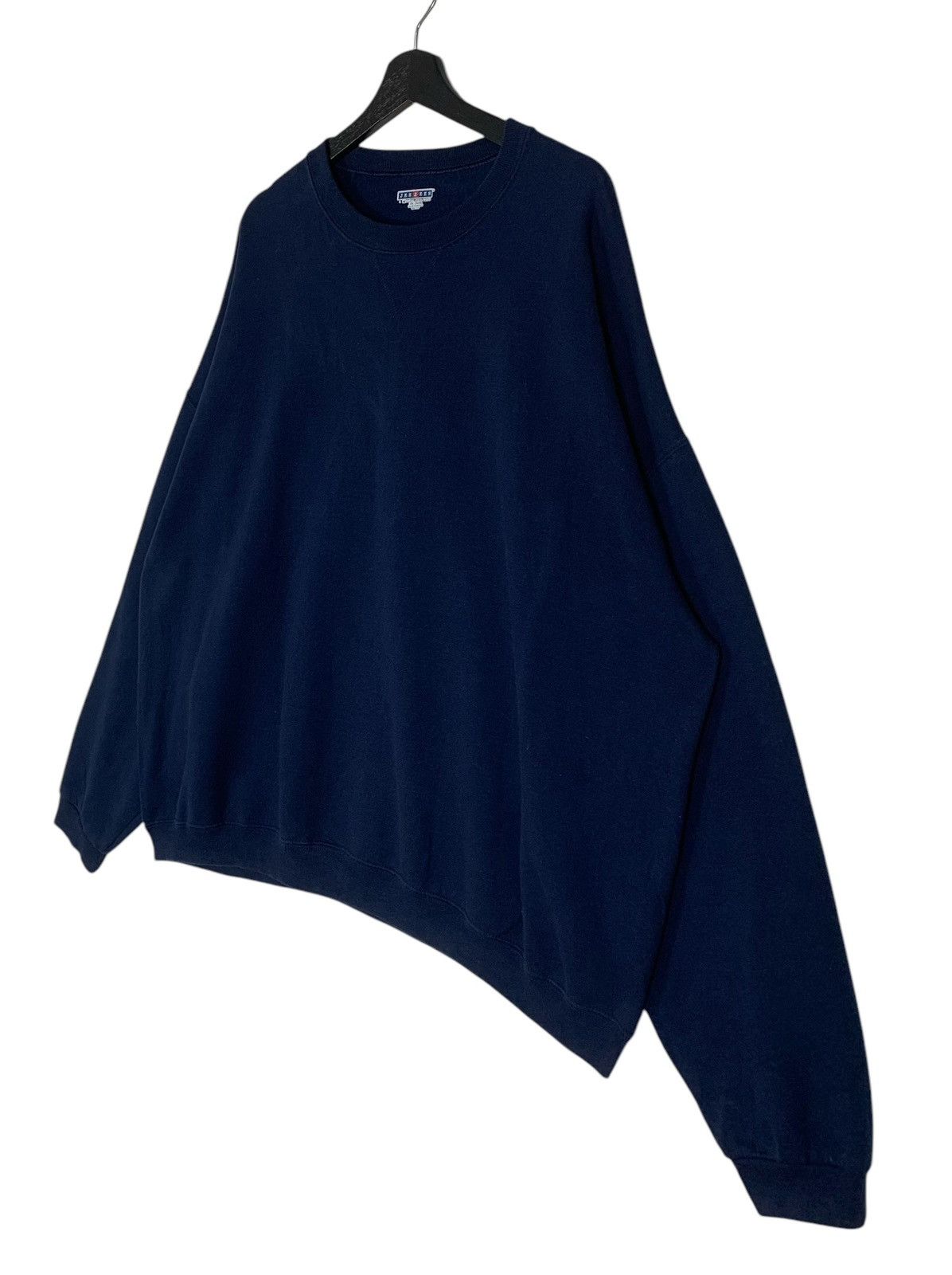 Jerzees × Vintage Vintage Jerzees Big Siz Plain Streetwear Outdoor Sweatshirt Size US XXL / EU 58 / 5 - 5 Thumbnail