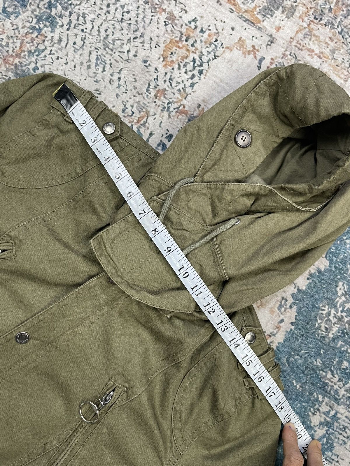 In The Attic Y2k In The Attic Apocalypse Style Bono Hoodie Jacket Size US M / EU 48-50 / 2 - 13 Thumbnail