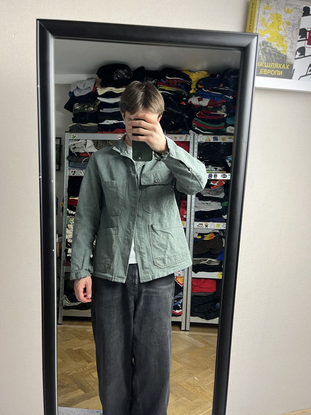 Vintage 90’s 80’s Sanfor Work Jacket Distressed Rare