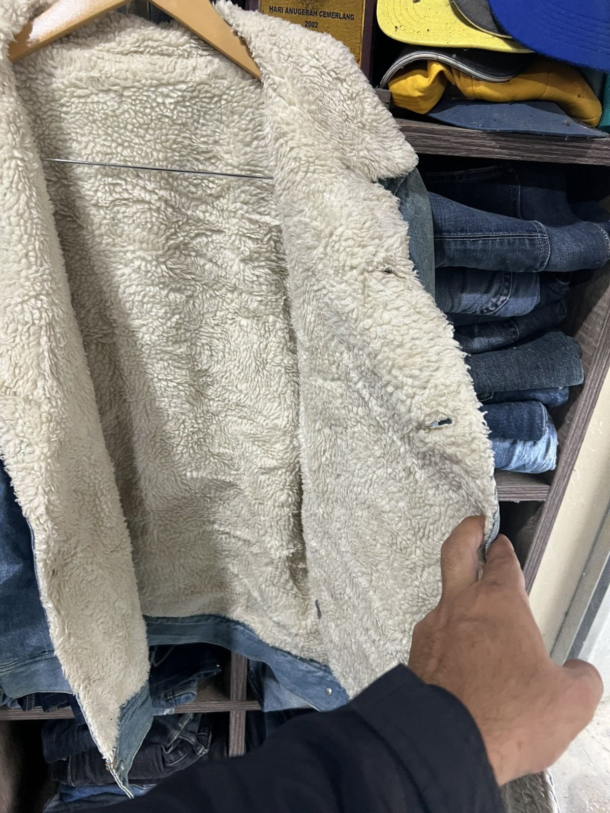 GU 🔥Gu Sherpa Denim Jacket Size US L / EU 52-54 / 3 - 12 Thumbnail