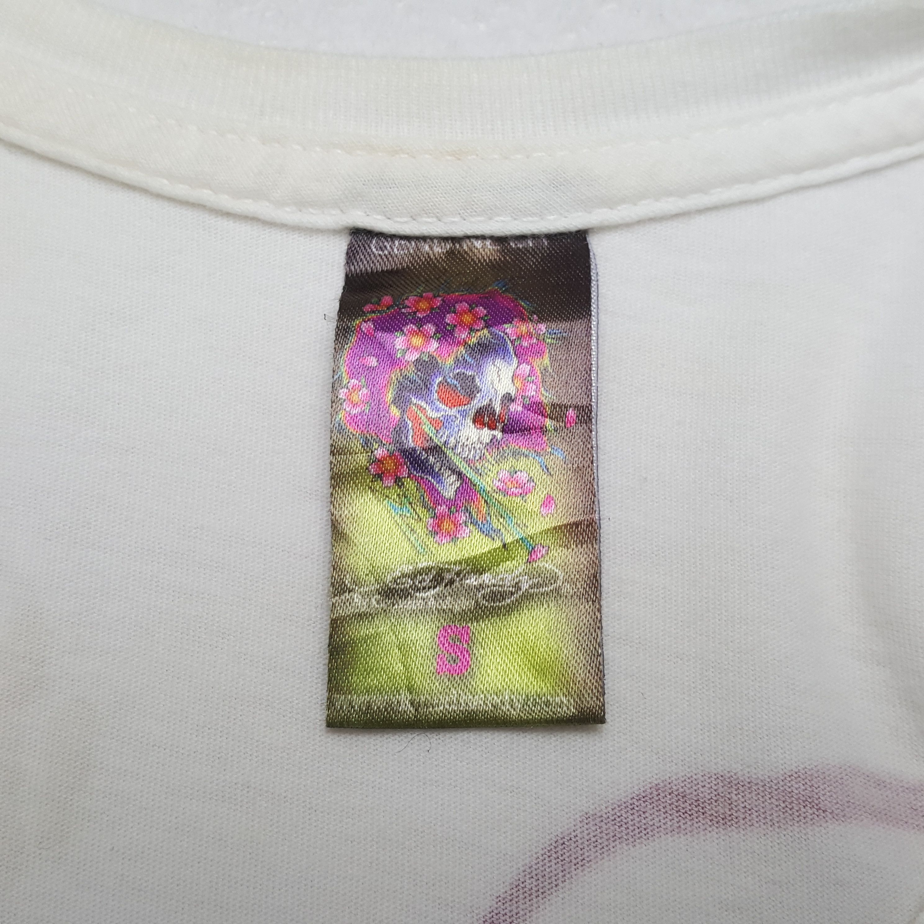 Ed Hardy Vintage Ed Hardy x Christian Audigier Brand T-Shirt C301N66 Size XS / US 0-2 / IT 36-38 - 4 Thumbnail