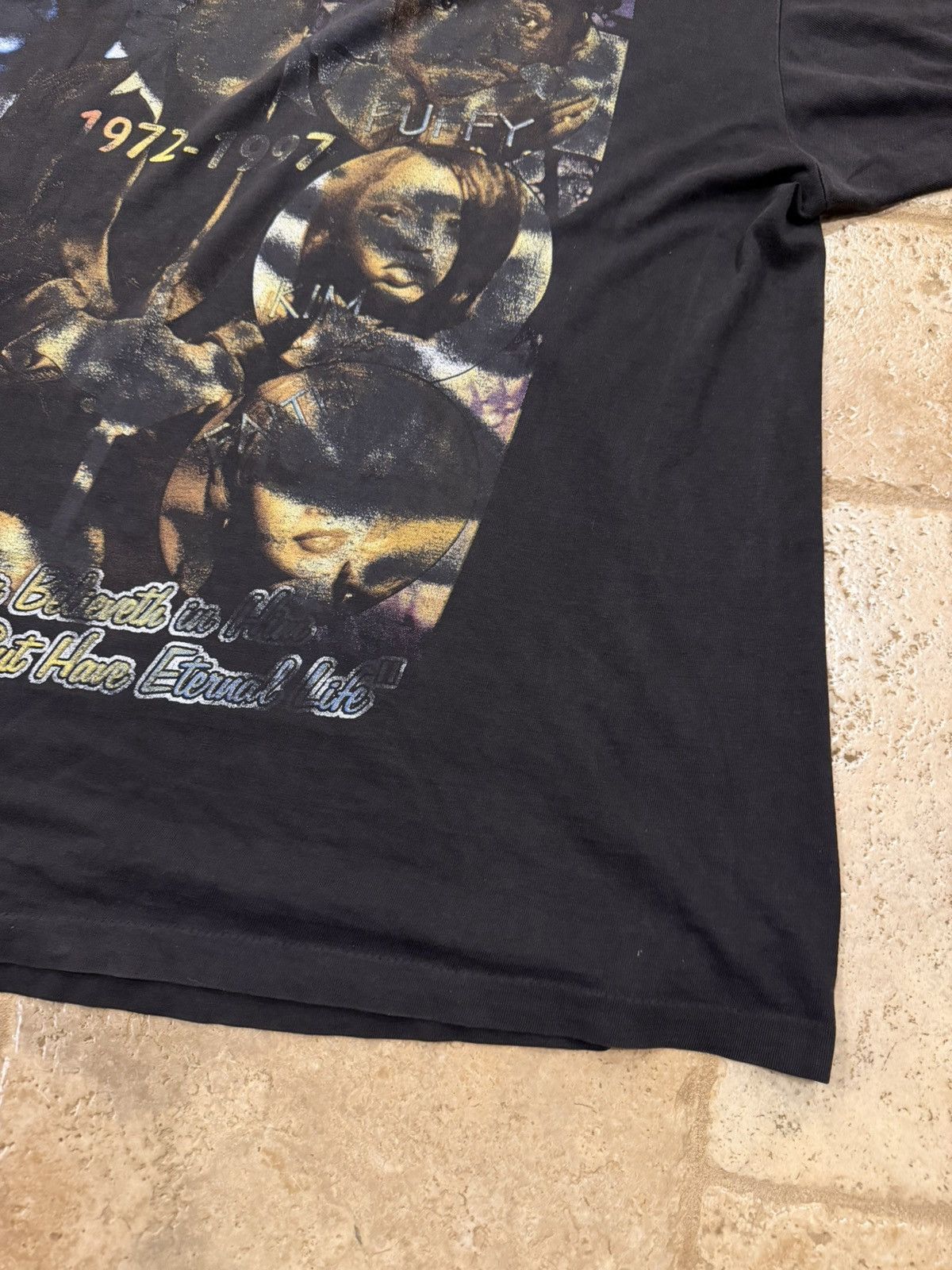 Vintage Vintage Biggie Smalls Notorious BIG Life After Death Rap Tee Size US XXL / EU 58 / 5 - 13 Thumbnail