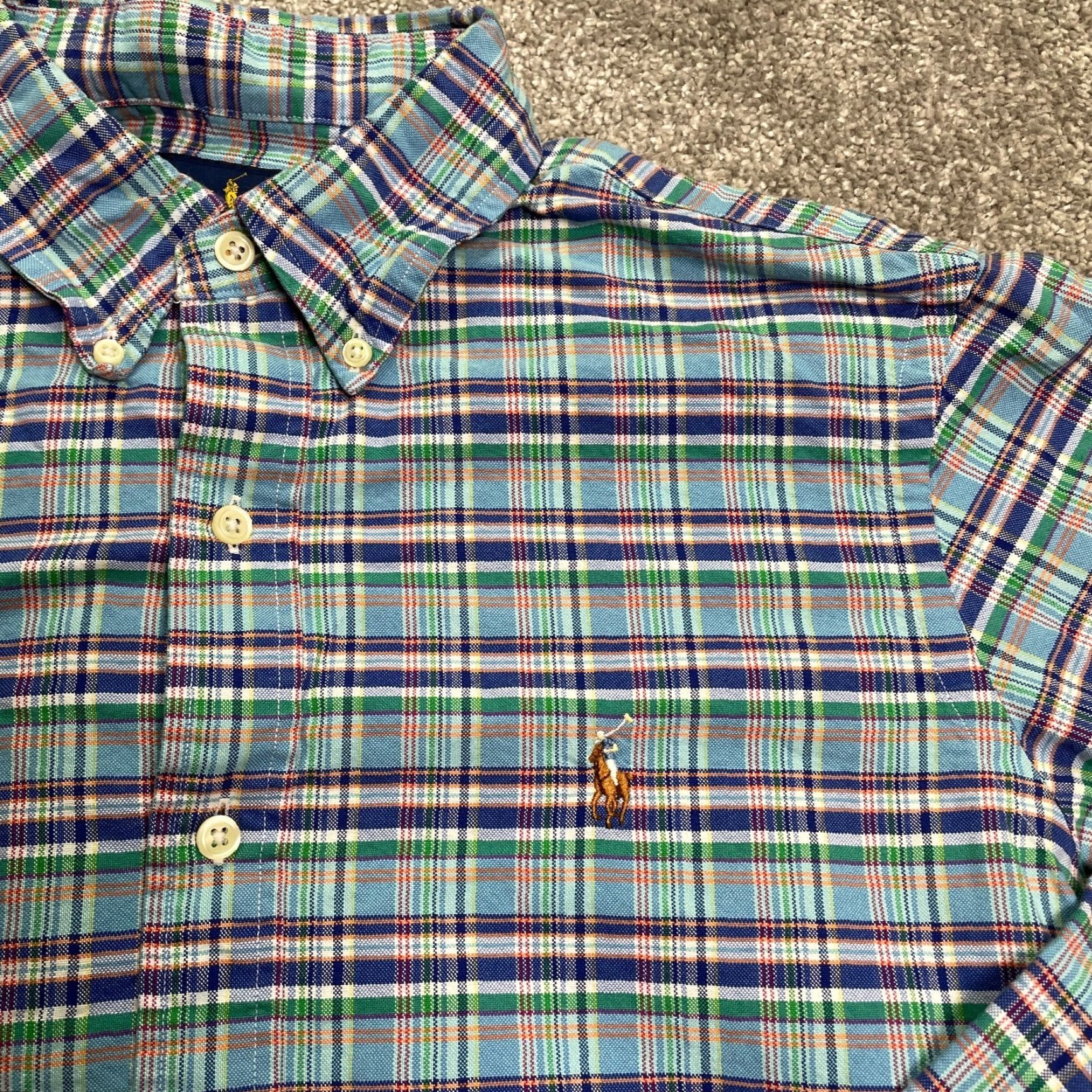 Ralph Lauren Ralph Lauren Flannel Shirt Men Medium Multicolor Plaid Long Sleeve Button-Up Casual Size US M / EU 48-50 / 2 - 4 Thumbnail