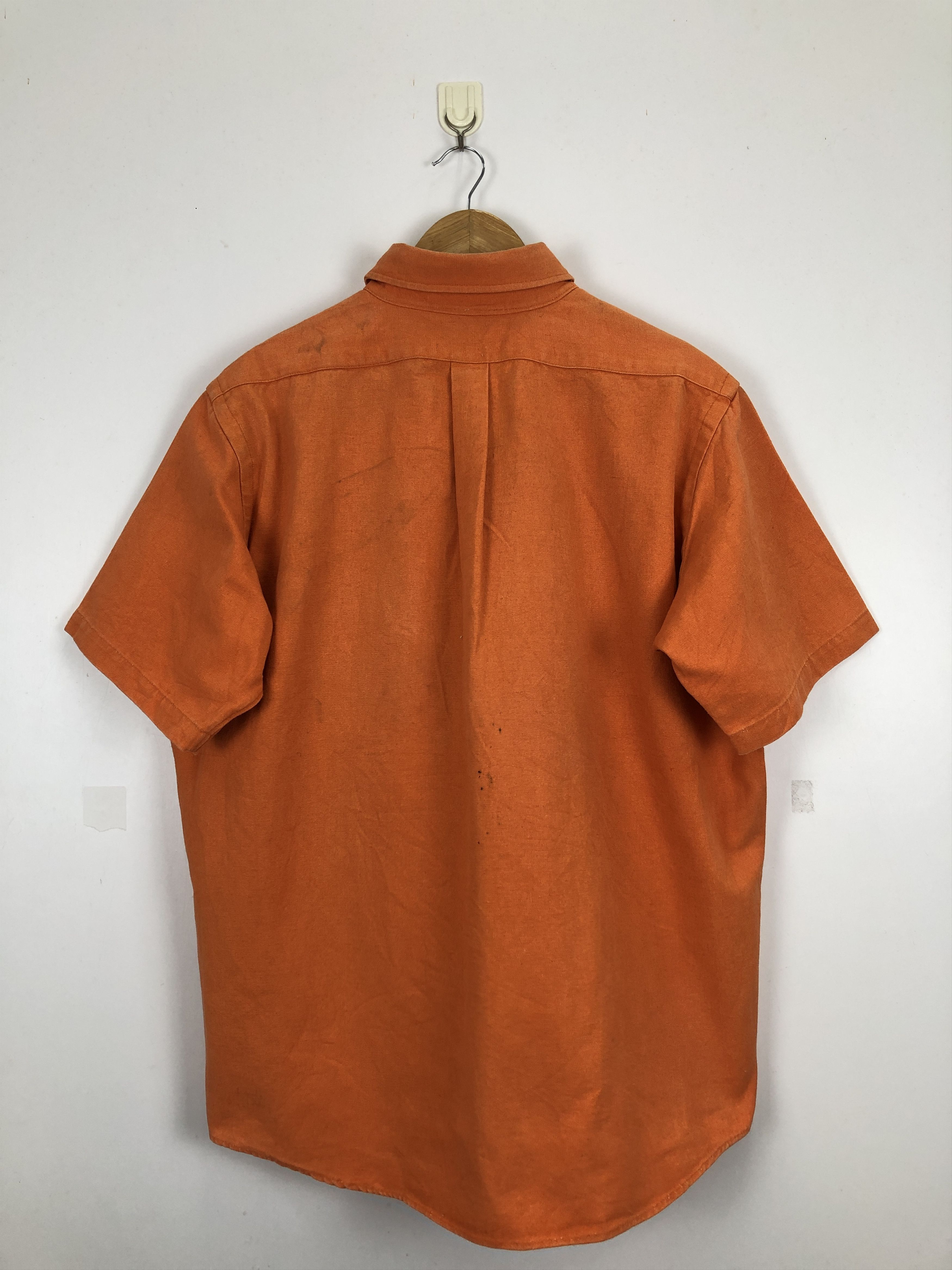 Japanese Brand × Vintage Vintage Hemp Single Pocket Short Sleeve Shirt J1696 Size US L / EU 52-54 / 3 - 3 Thumbnail