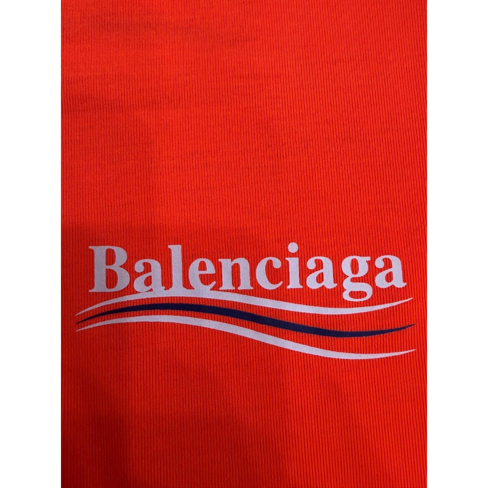 Balenciaga Balenciaga Political Campaign Neon Orange Tee T-Shirt Small Size S / US 4 / IT 40 - 8 Thumbnail