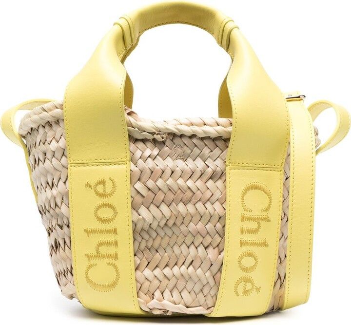 o1loc1c0424 Size: OS CHC23 Basket Bag in Daffodil Yellow
