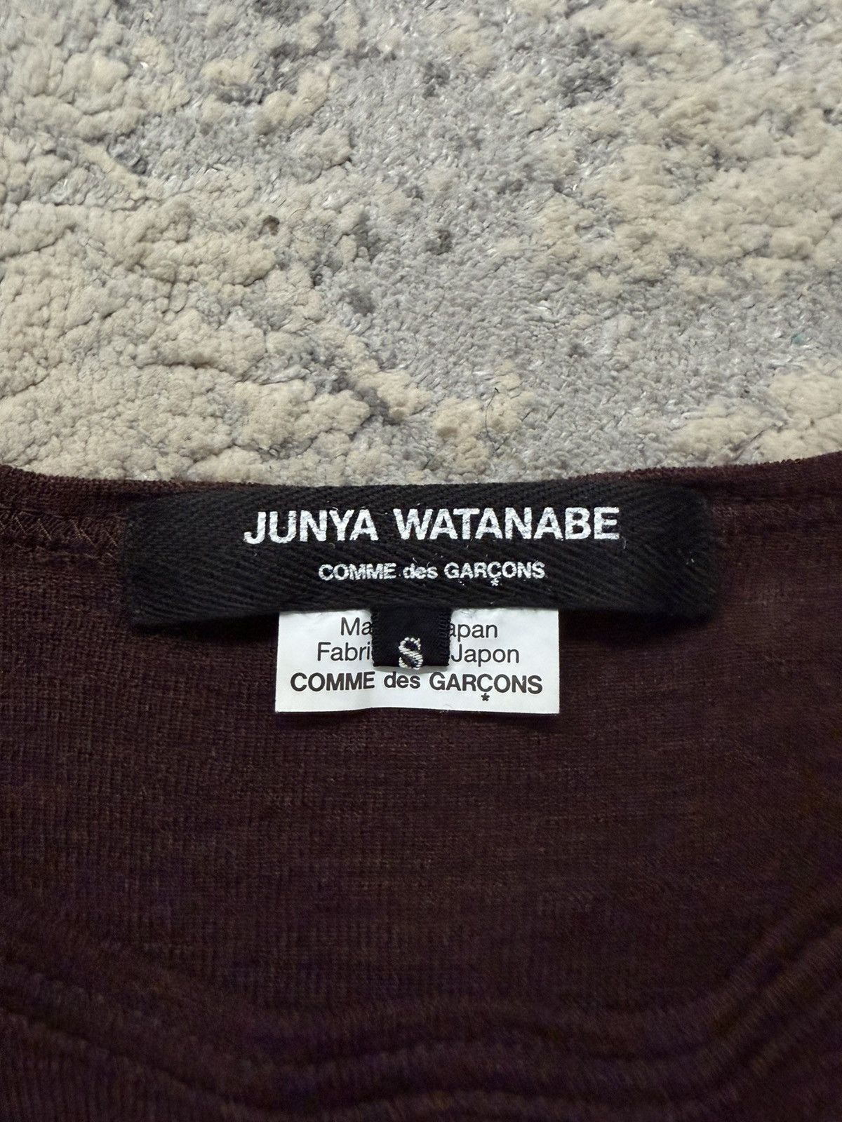 Junya Watanabe Junya Watanabe AW19 Brown Long Sleeve Tee Size US S / EU 44-46 / 1 - 3 Thumbnail
