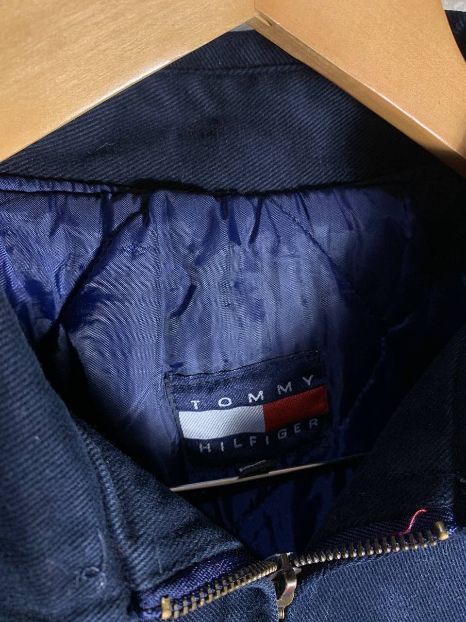 Tommy Hilfiger × Vintage VERY RARE TOMMY HILFIGER DENIM JEANS JACKET MADE IN USA Y2K Size US XL / EU 56 / 4 - 4 Thumbnail