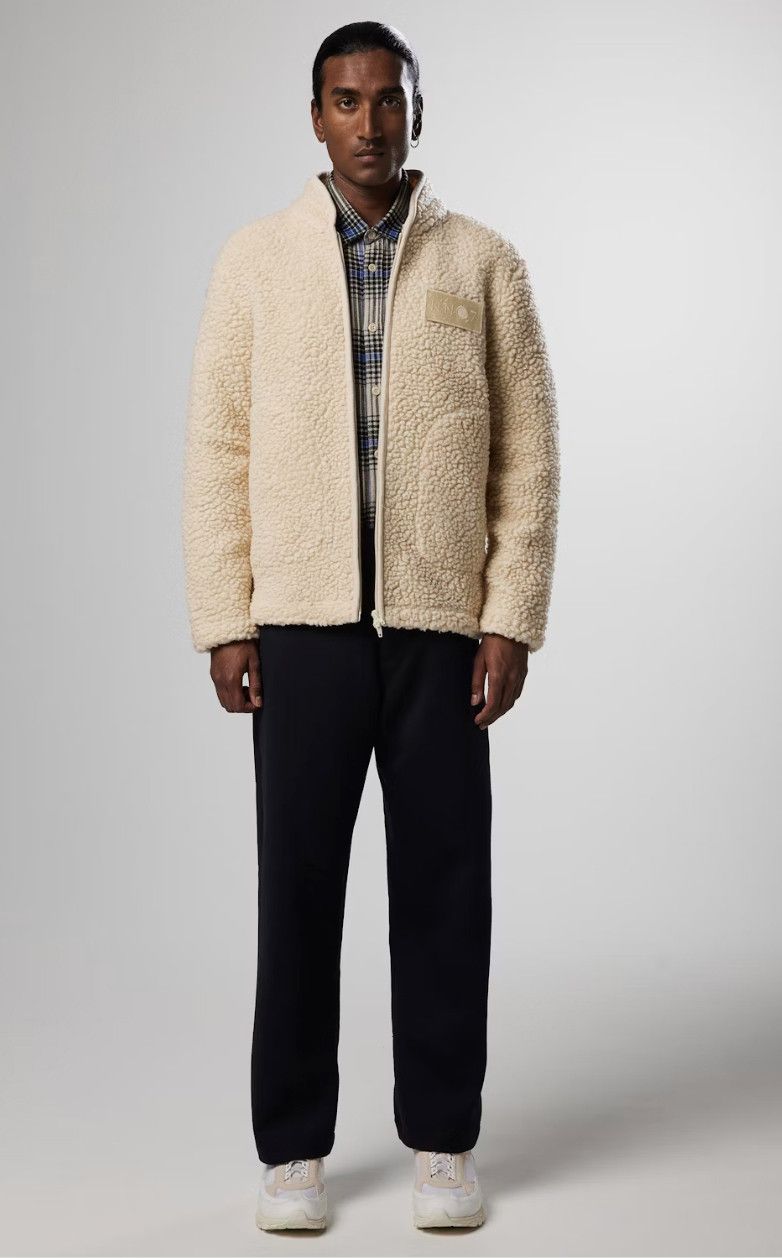NN07 Morten 3443 Wool Sherpa Fleece Jacket Coat Size US XL / EU 56 / 4 - 1 Thumbnail