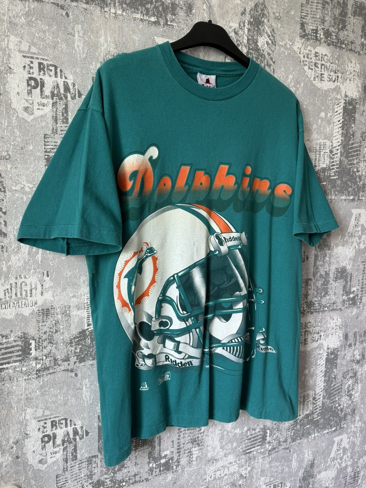 NFL Vintage 1994 Miami Dolphins T-Shirt Size US L / EU 52-54 / 3 - 1 Thumbnail