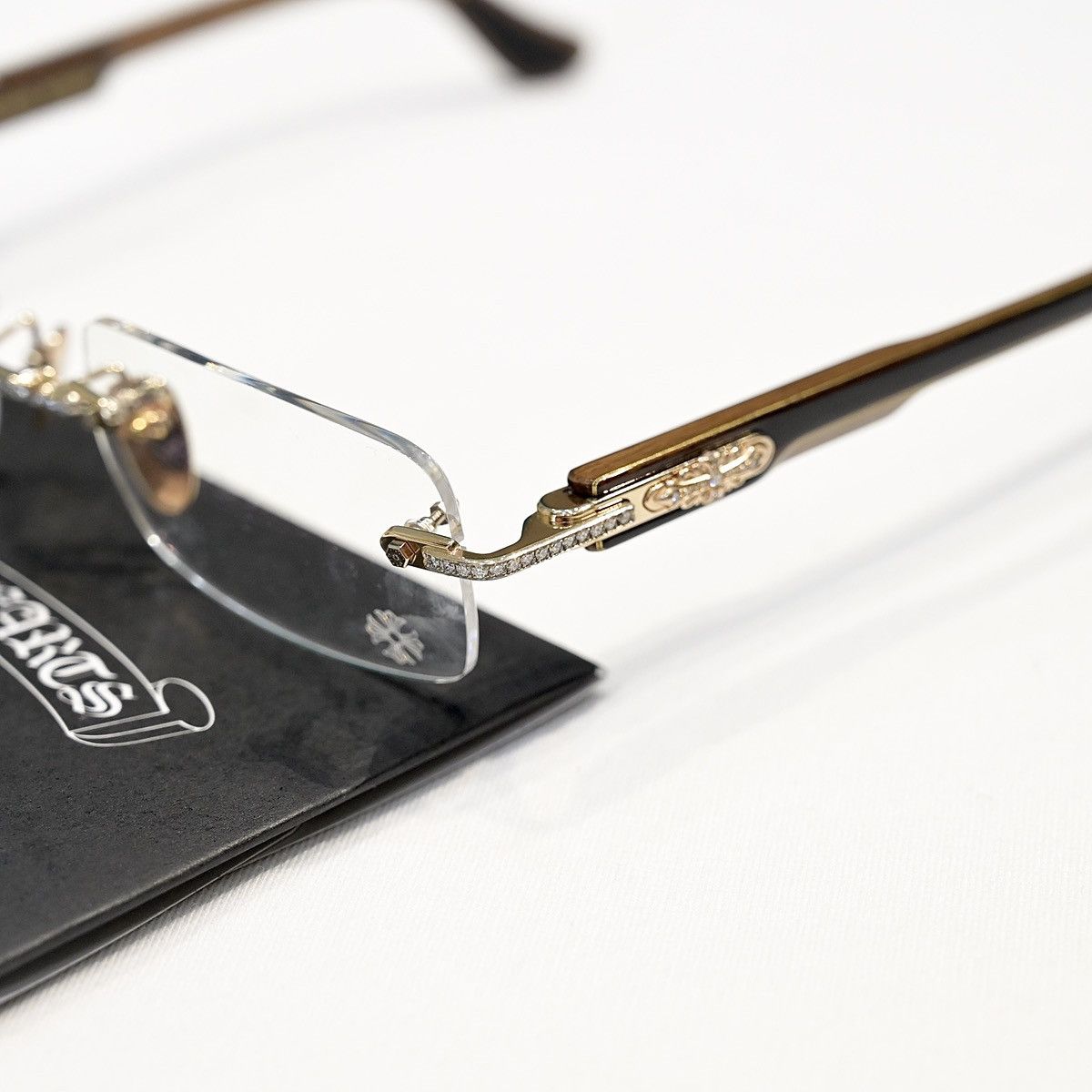 Chrome Hearts CHROME HEARTS DEEP I GP - WEWE - PIANO VARNISH 💎 GLASSES Size ONE SIZE - 5 Thumbnail
