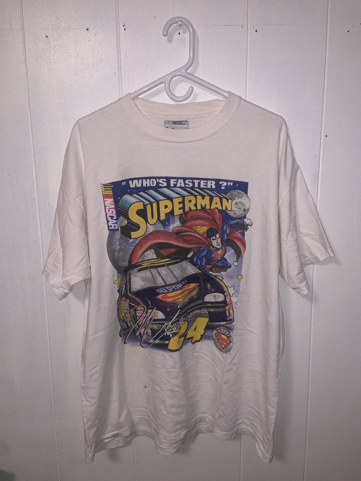 Chase Authentics Vintage 1999 Jeff Gordon x Superman NASCAR - Size L Size US L / EU 52-54 / 3 - 6 Thumbnail