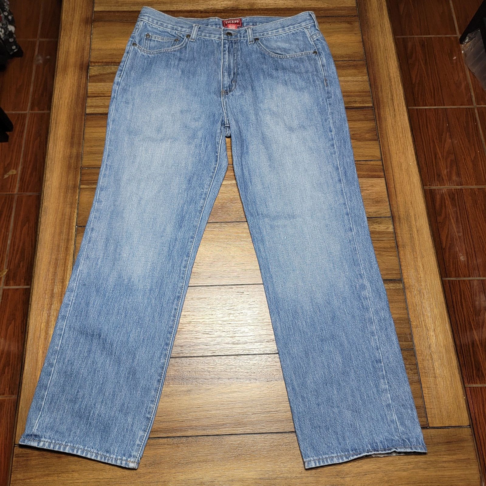 Chaps Chaps Straight Leg Denim Jeans - Size 36/30 Size US 36 / EU 52 - 1 Thumbnail