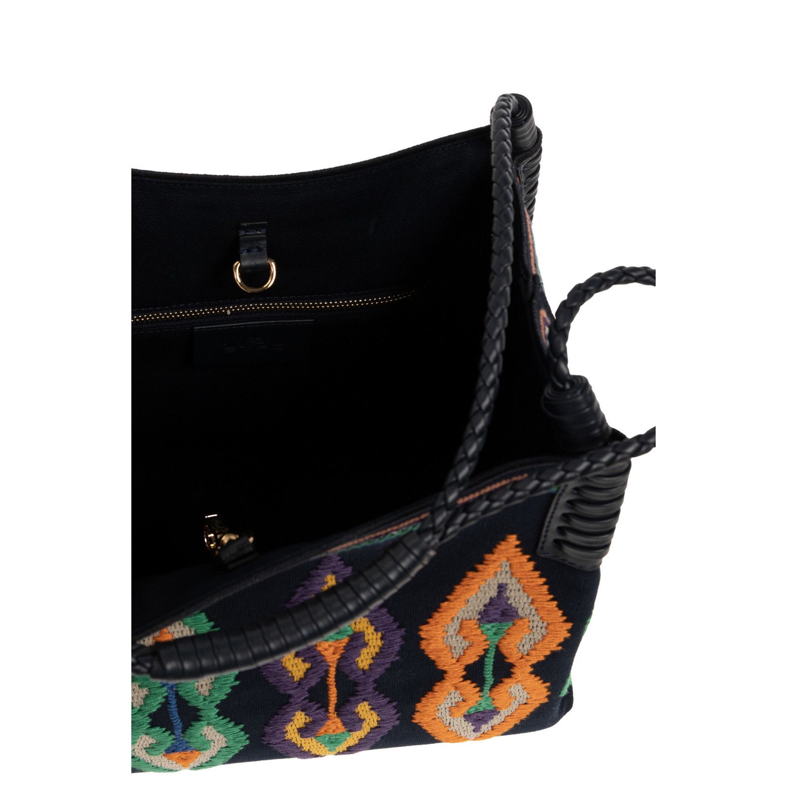 Etro ETRO Libra Medium Navy Blue Shoulder Bag New And Authentic Size ONE SIZE - 4 Thumbnail