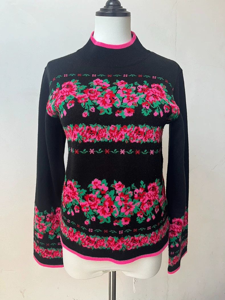 Kenzo Kenzo Flower Knitted sweater Size M / US 6-8 / IT 42-44 - 3 Thumbnail