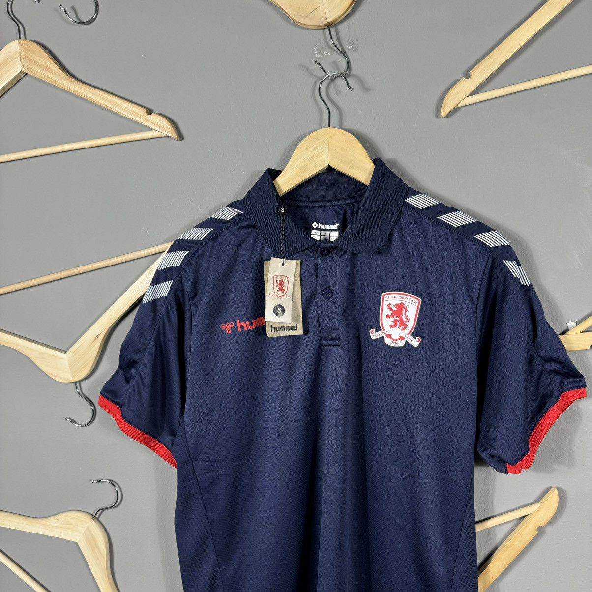 Hummel NEW Hummel Middlesbrough Soccer Polo Size US L / EU 52-54 / 3 - 3 Thumbnail