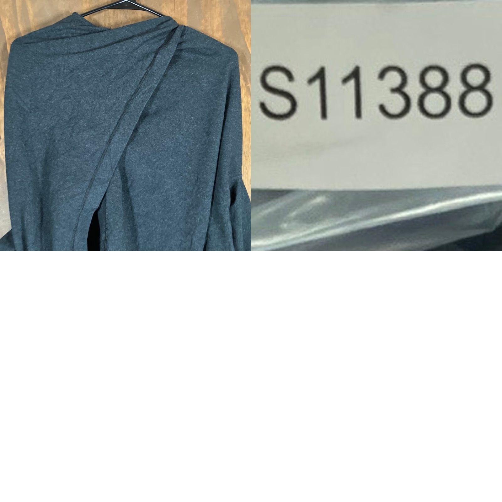 Lululemon Lululemon Athletica Women Sweater Charcoal Iconic Wrap Long Sleeve Stretch 4 Size S / US 4 / IT 40 - 8 Thumbnail