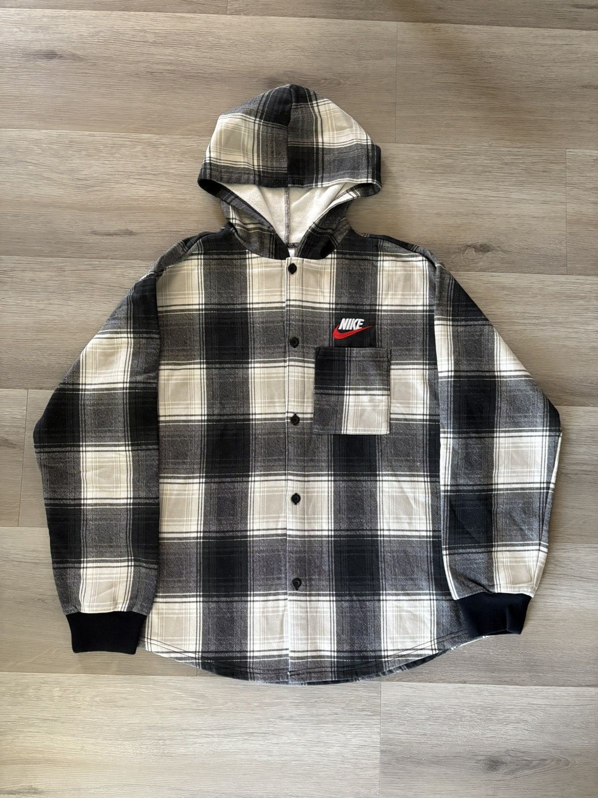 Supreme Nike Supreme Plaid Hoodie | Grailed