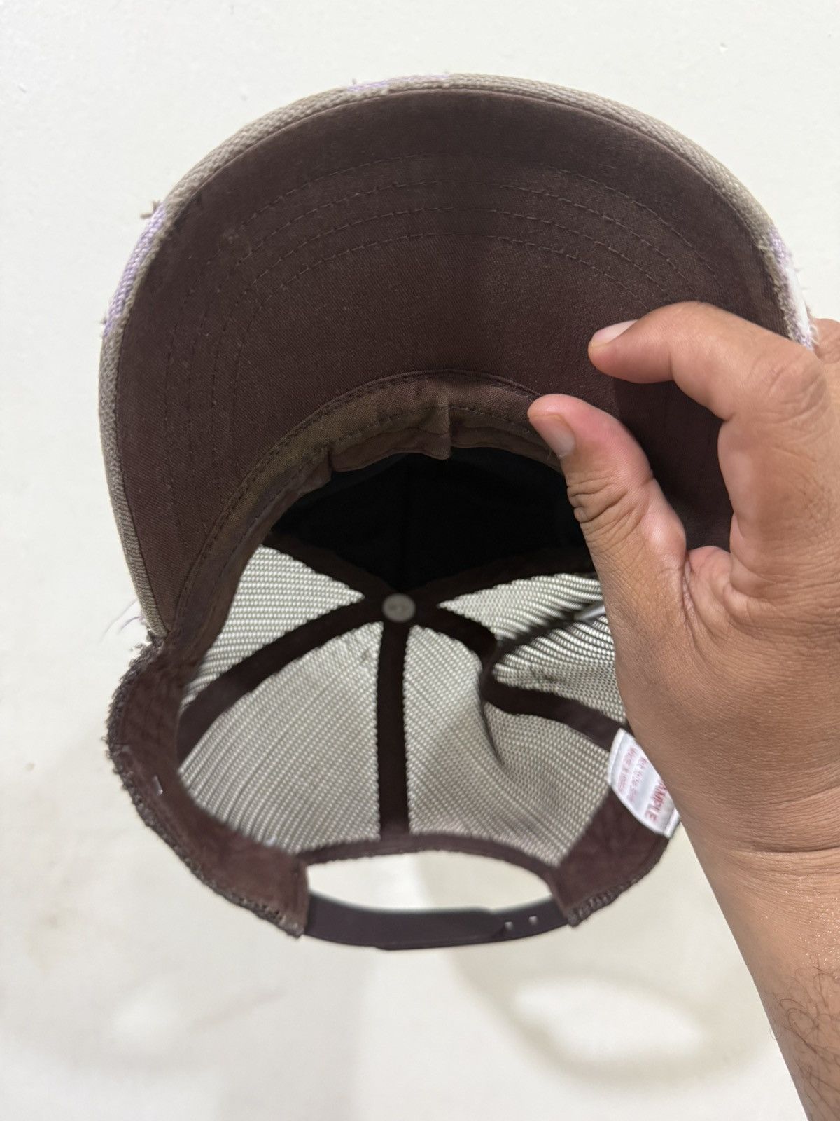 Japanese Brand VTG SAMPLE Kissmark DistressTrucked Hat Size ONE SIZE - 5 Thumbnail