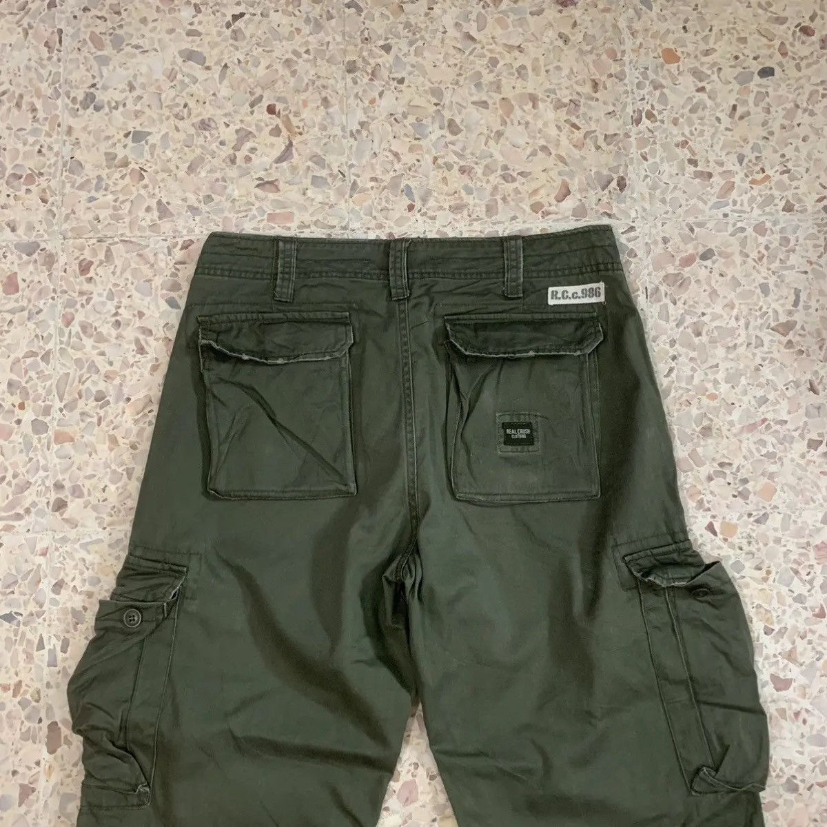 Japanese Brand Real Crush Utility Big Side Pocket Trousers Tactical Cargo Size US 32 / EU 48 - 9 Thumbnail