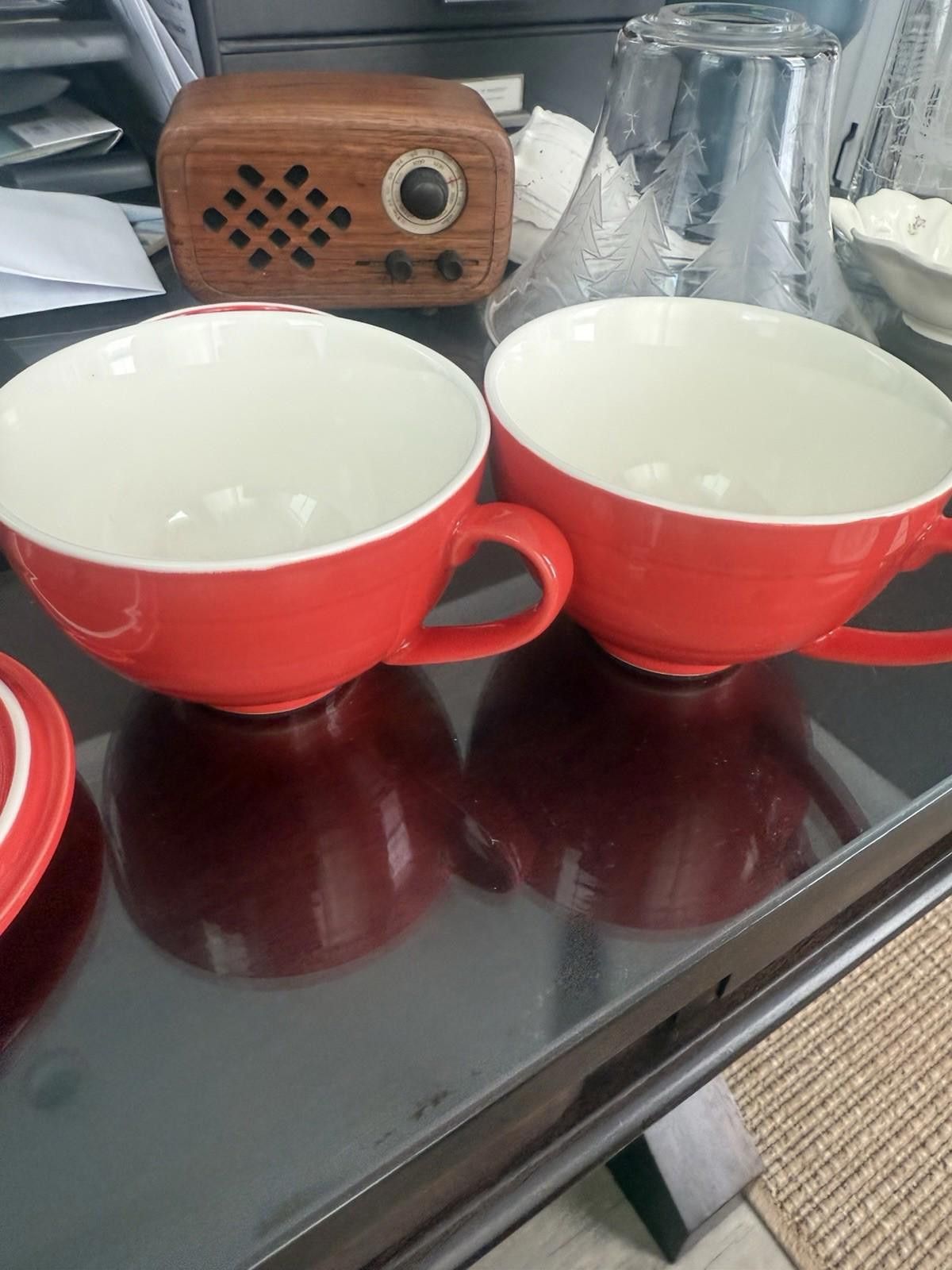 Designer Tea Forte Cups Set Of Two With Lids Size ONE SIZE - 1 Thumbnail