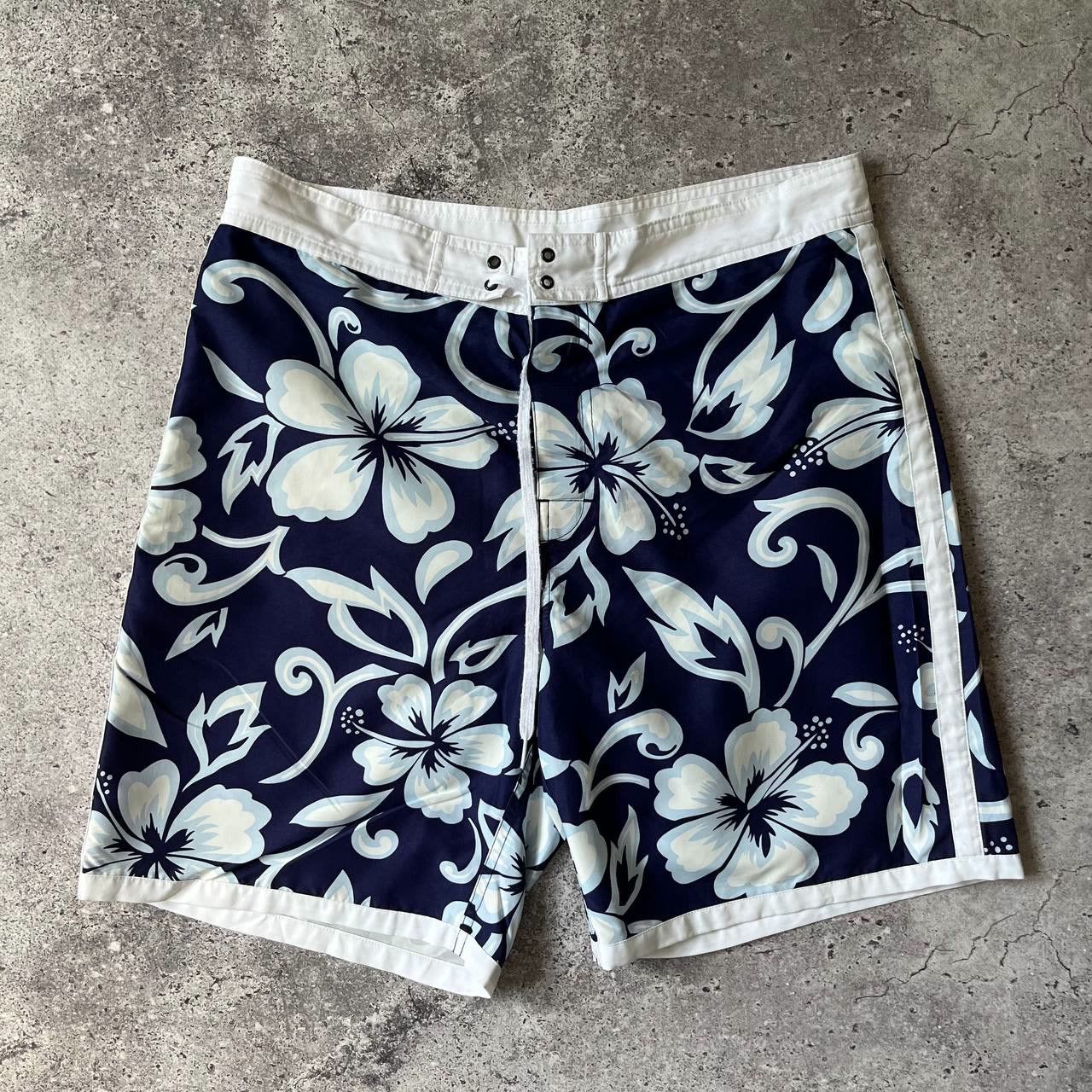 Sundek Sundek Summer Pool Shorts White Blue Size 36 Size US 36 / EU 52 - 1 Thumbnail