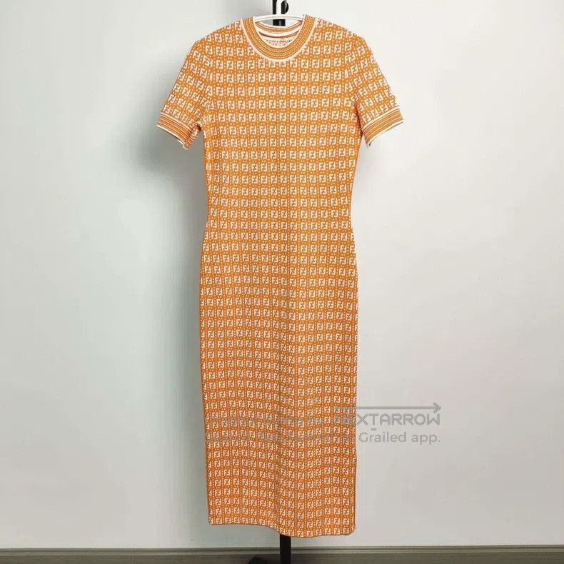 Fendi Fendi LOGO all-over print maxi skirt Size XS / US 0-2 / IT 36-38 - 1 Thumbnail
