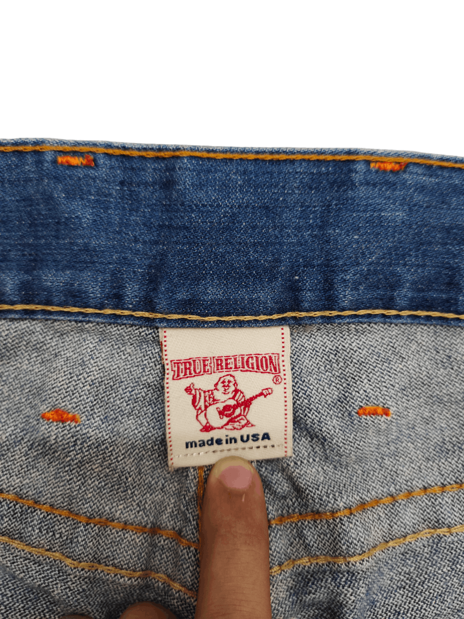 True Religion Vintage Y2k True Religion Logan Denim Jeans Size US 34 / EU 50 - 15 Thumbnail