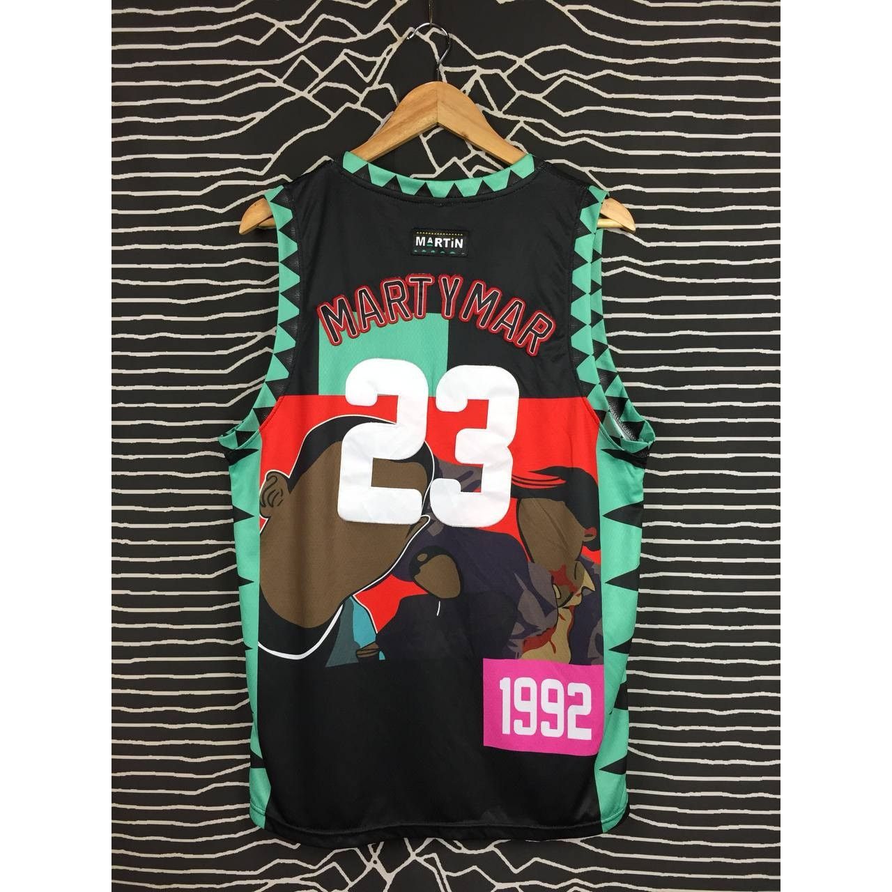 Vintage Martin Payne 90s TV Show Marty Mar #23 Basketball Jersey Size US M / EU 48-50 / 2 - 6 Thumbnail
