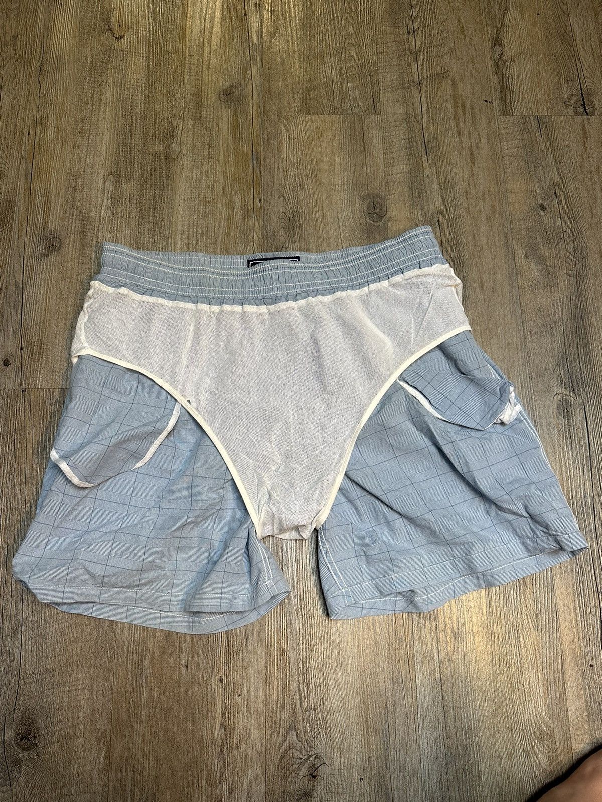 Vilebrequin Light Blue Vilebrequin Swimshorts Size US 38 / EU 54 - 6 Thumbnail