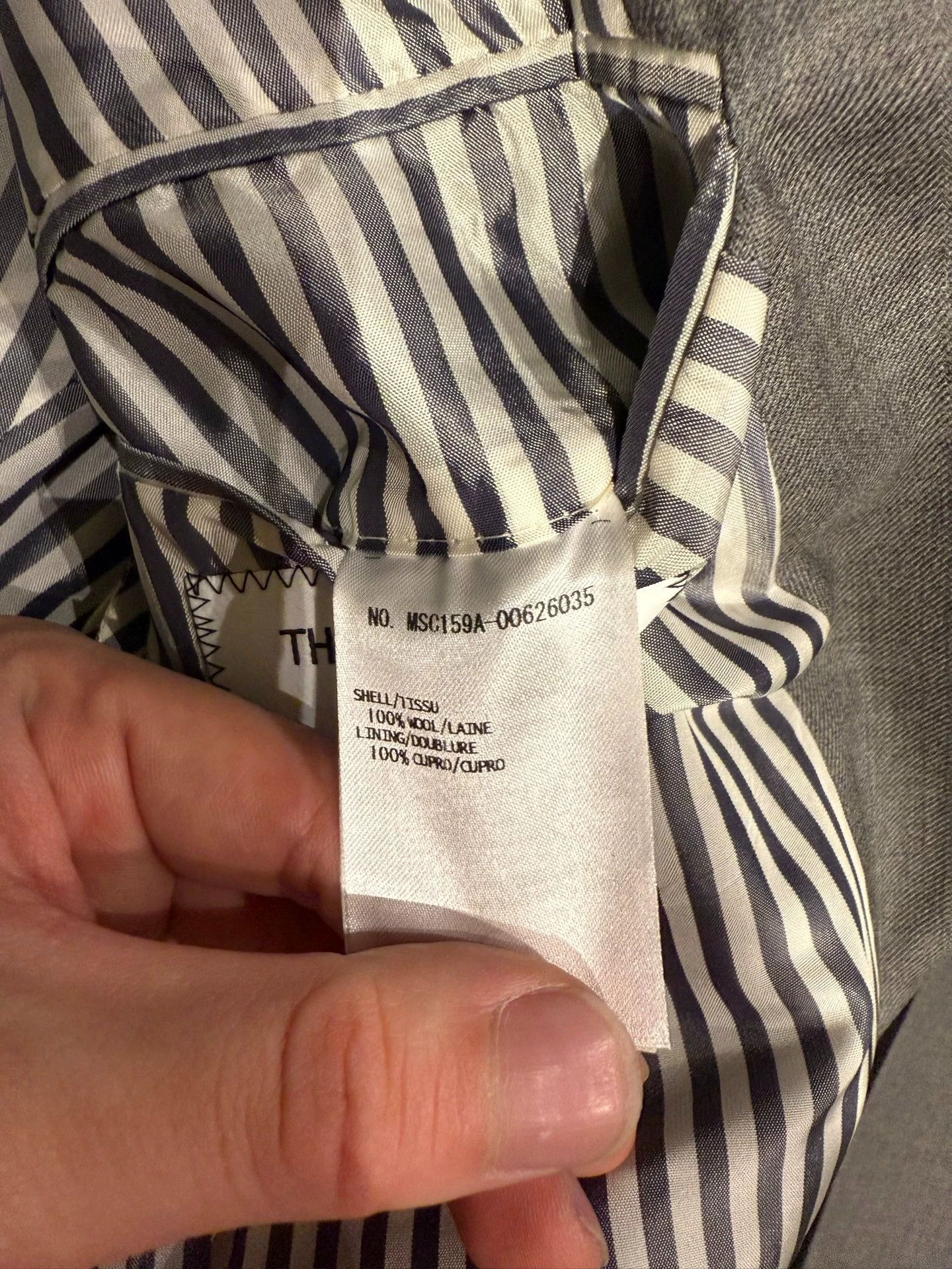 Thom Browne Thom Browne Classic Mid Gray Two-Piece Wool Suit Size 1 Size US S / EU 44-46 / 1 - 5 Thumbnail