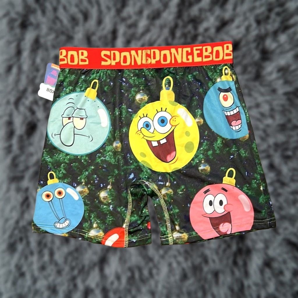 Nickelodeon Nickelodeon SpongeBob SquarePants Boxer Brief - Small Men Size S Regular Underwear Green Boxer Briefs Mens XS? Size US 29 - 1 Thumbnail
