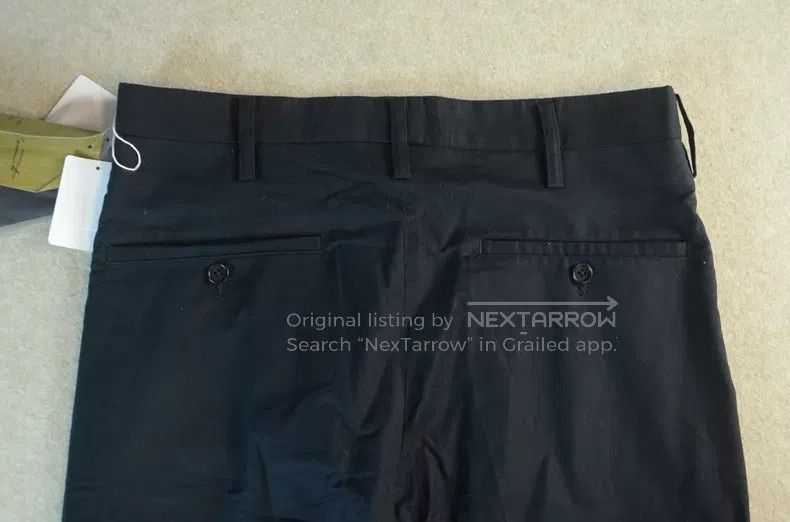 Other Yohji Yamamoto size 2 Black Scandal embroidered slacks pant Size US 28 / EU 44 - 7 Thumbnail