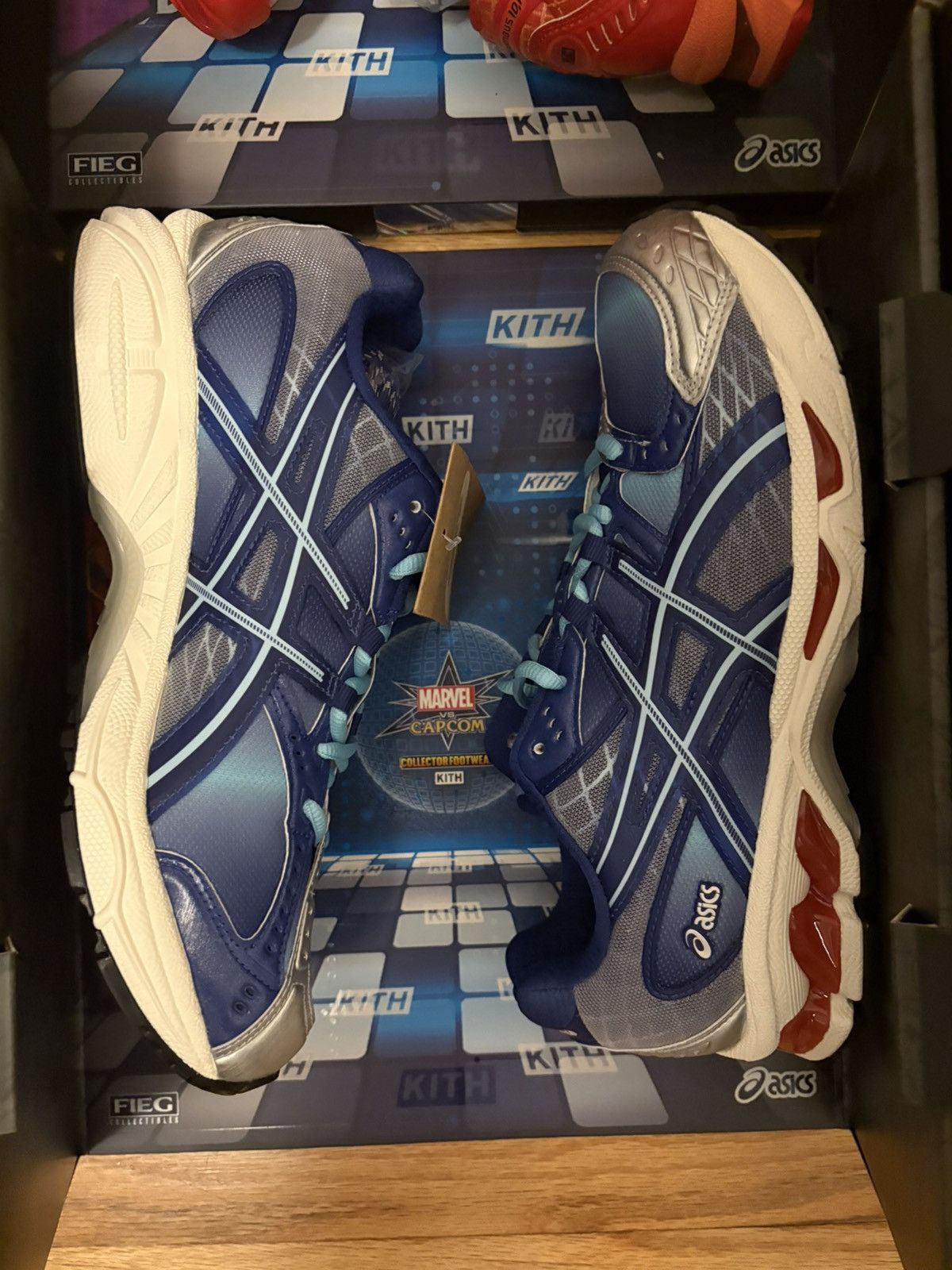 Asics × Kith Kith Asics Marvel vs Capcom Ironman vs MegaMan Size US 9.5 / EU 42-43 - 5 Thumbnail