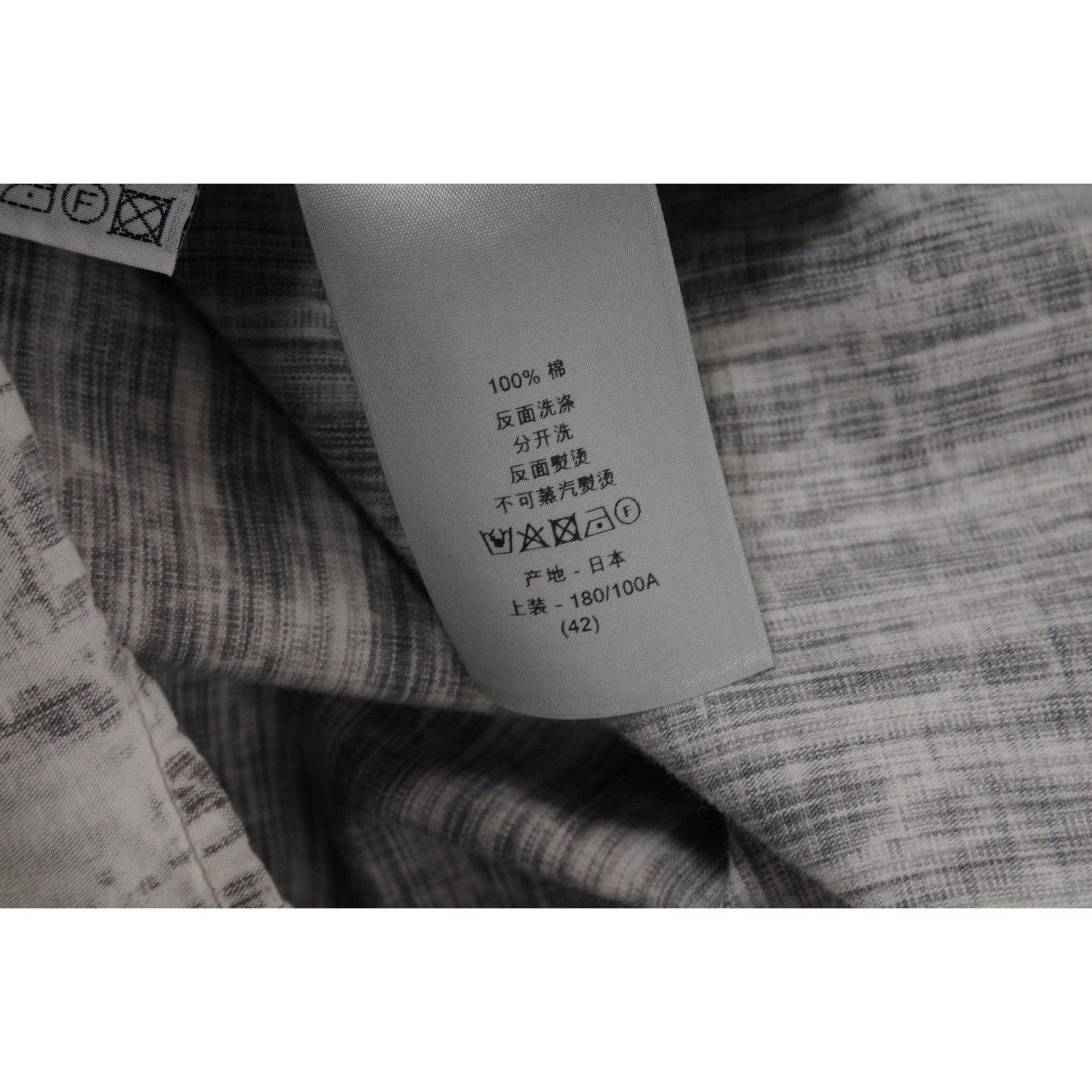 Dior Oblique Button Down Denim Shirt IT 42 White Size US L / EU 52-54 / 3 - 15 Thumbnail