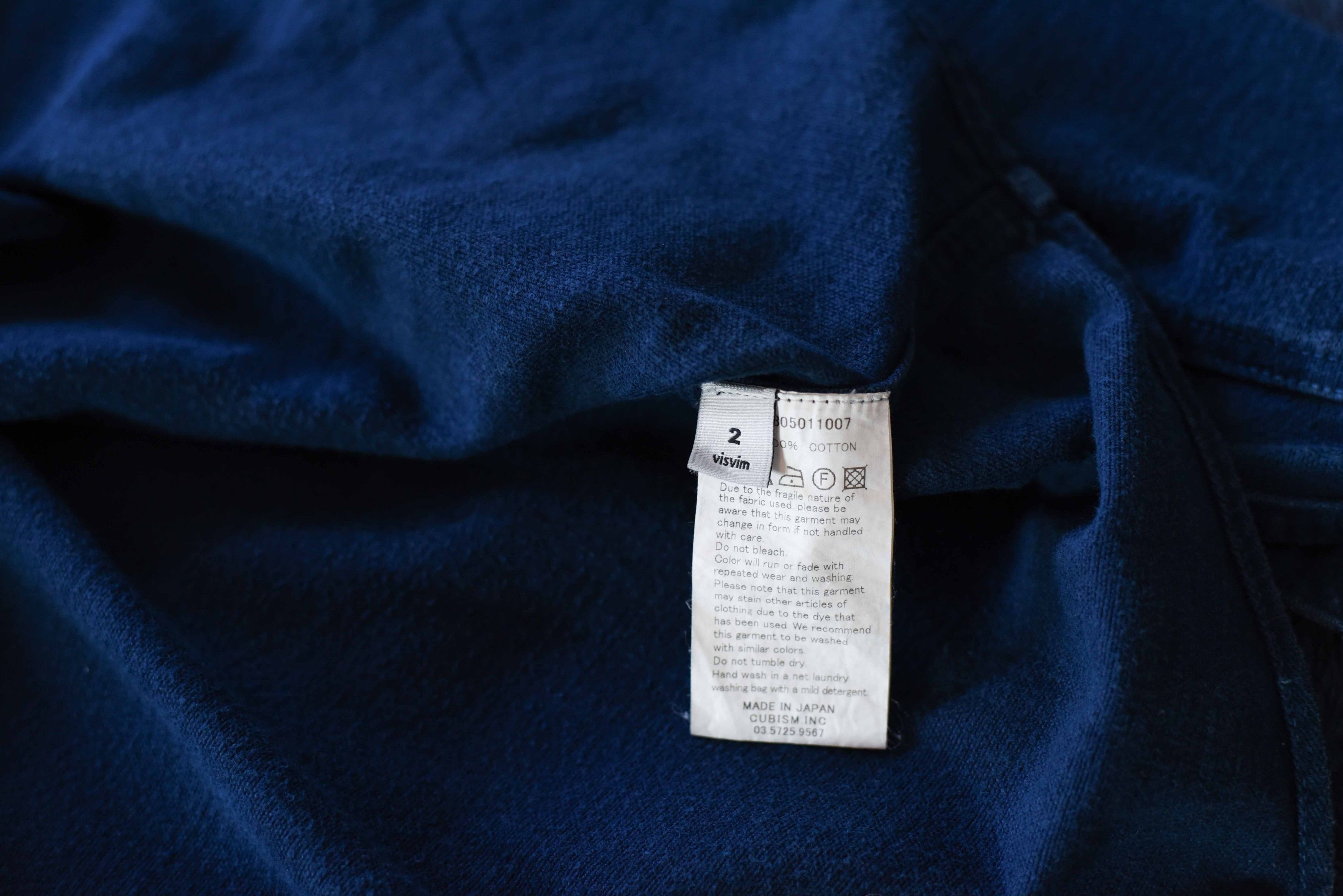 Visvim Visvim Black Elk Flannel Indigo Blue - Size 2 Medium Size US M / EU 48-50 / 2 - 8 Thumbnail