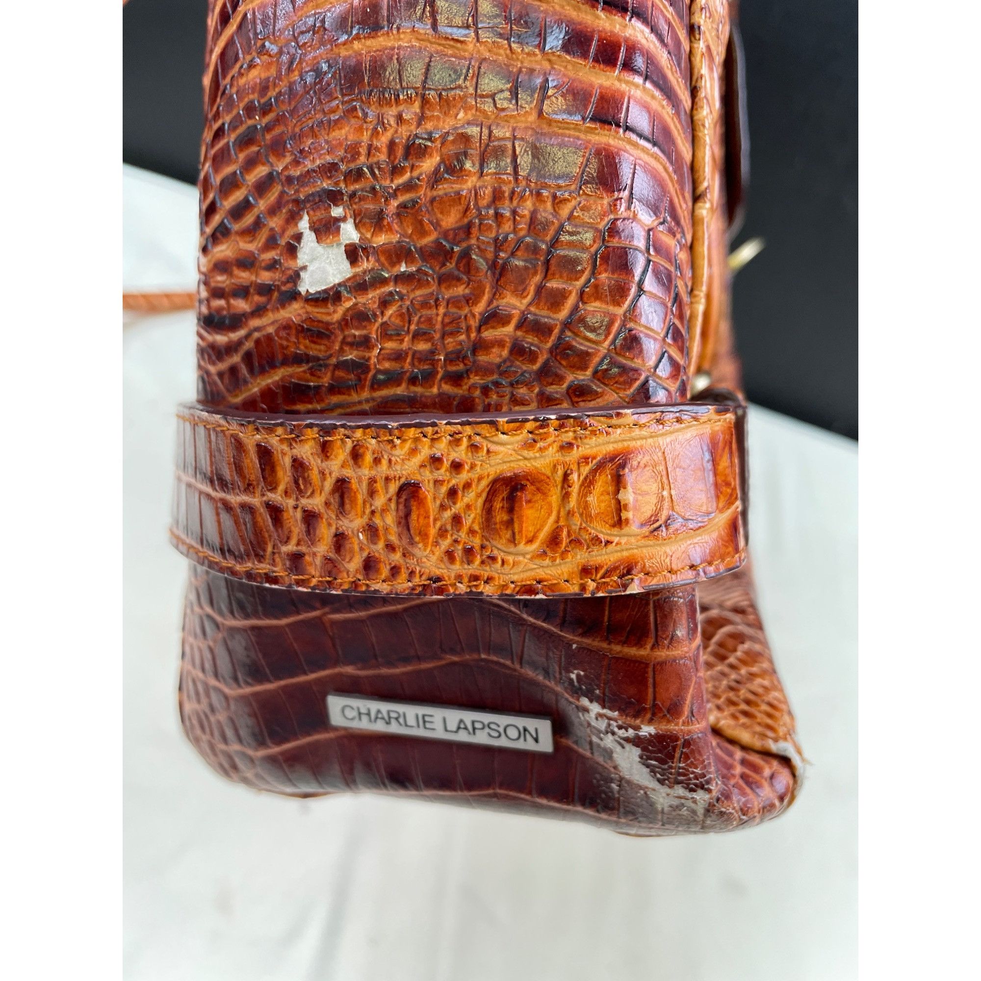 Charlie lapson croc handbag hotsell